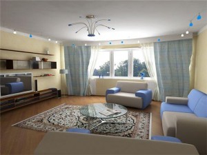 Ремонт в гостинной своими руками.